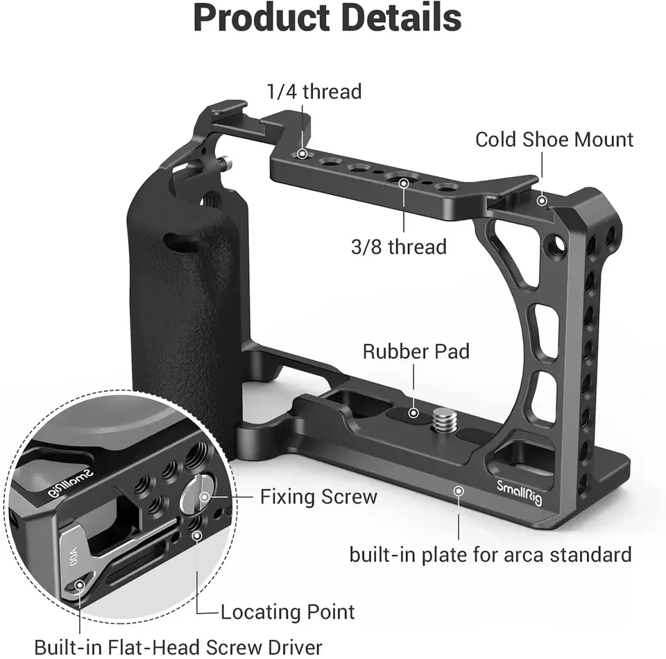 Camera Cold Shoe - 2026 For SmallRig 3164 스테인레스 스틸