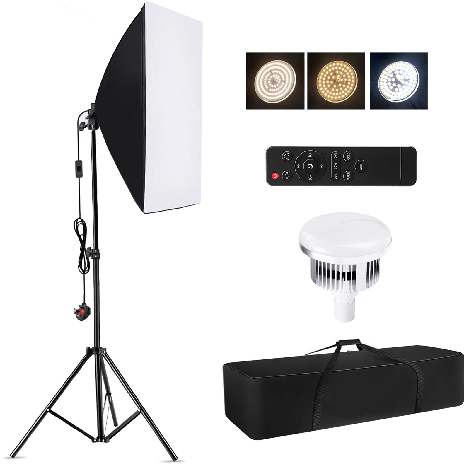 Photography Treatment - Camnoon Studio 사진 조명 키트 소프트박스
