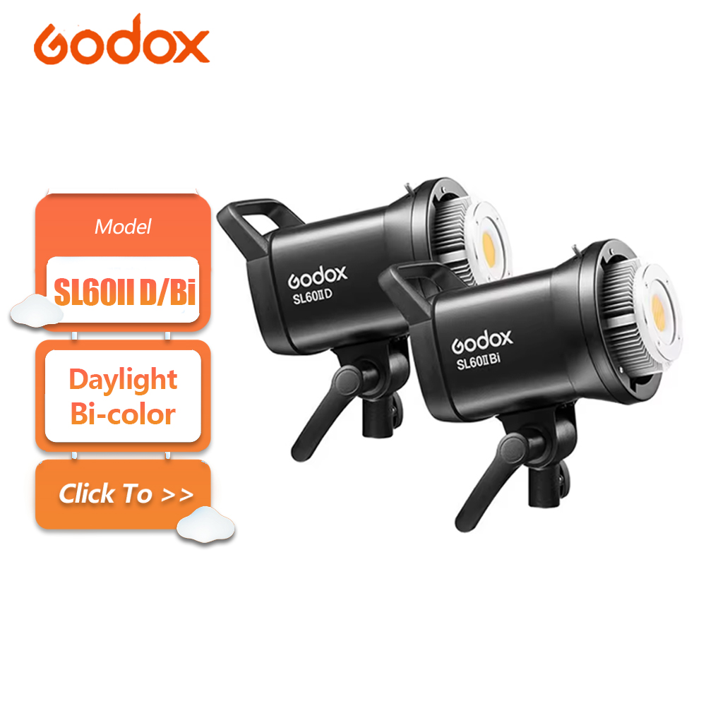 Strobe Light Studio - Godox SL60IID SL60IIBi 75W 주광 바이컬러