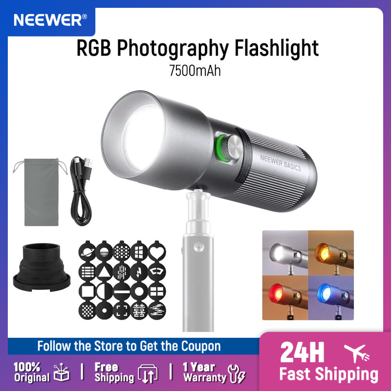 Strobe Light Studio - NEEWER BASICS FL10 LED 사진 손전등,