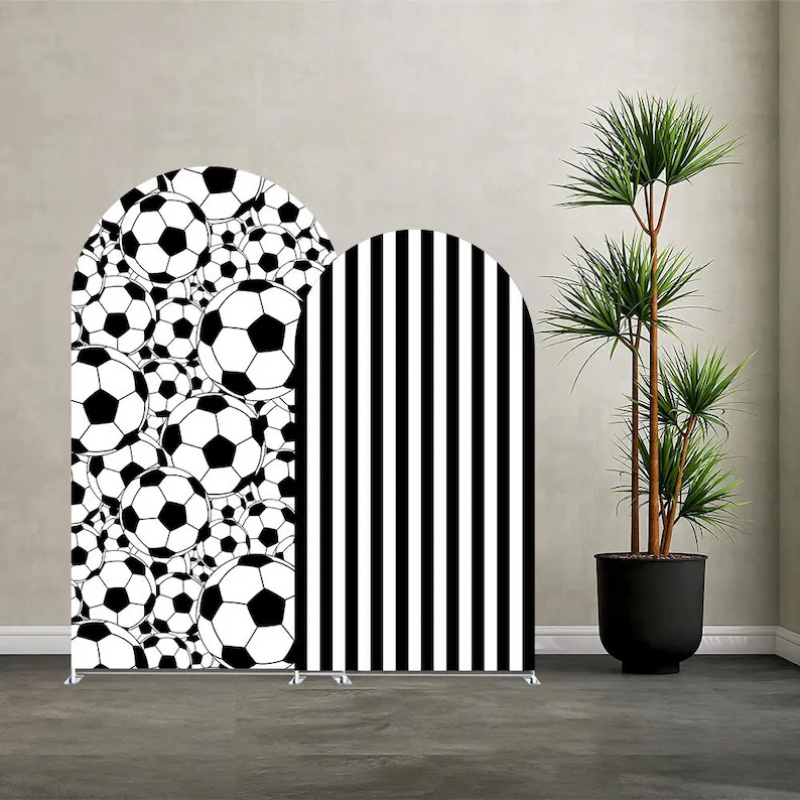 Photography Black And White - VIKAMA 블랙 화이트 축구 아치형 배경