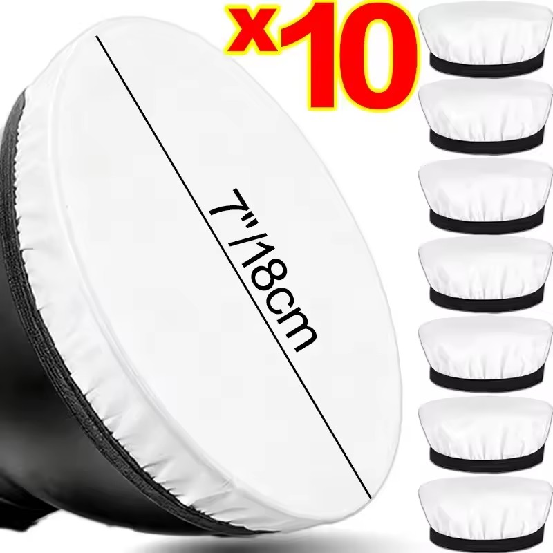 Strobe Light Studio - 1/3/5/10Pcs 7인치 사진 조명 소프트 디퓨저