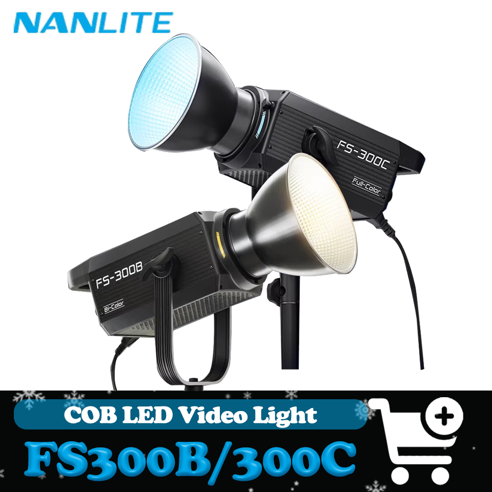 Strobe Light Studio - Nanlite FS-300C FS-300B 비디오 조명 2700K