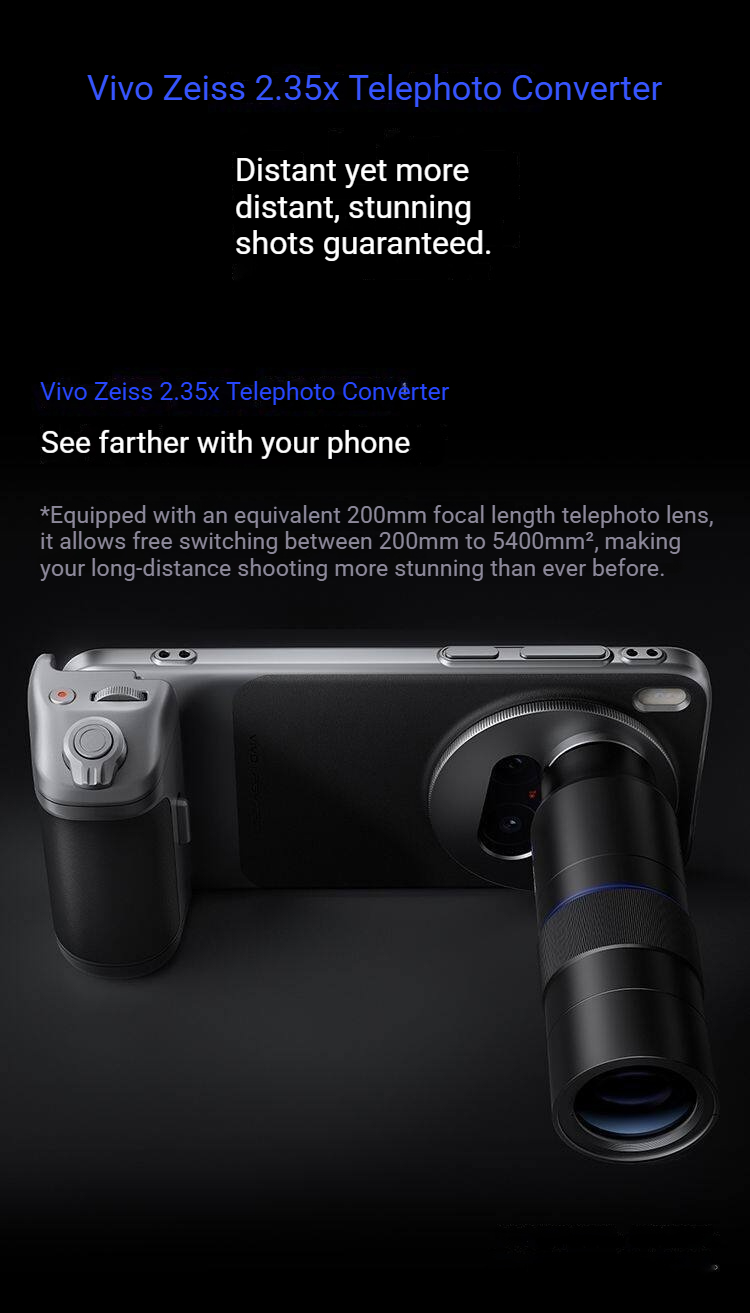 Zeiss 2.35X 망원 줌 렌즈 Vivo X300  - Photography Kit X300 리뷰 및 가격
