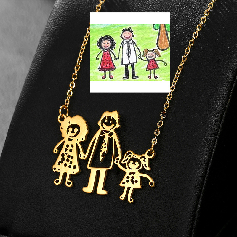 DIY 맞춤형 로고 어린이 그림 펜던트 목걸이, 개인  - Photographic Memory 리뷰 및 가격
