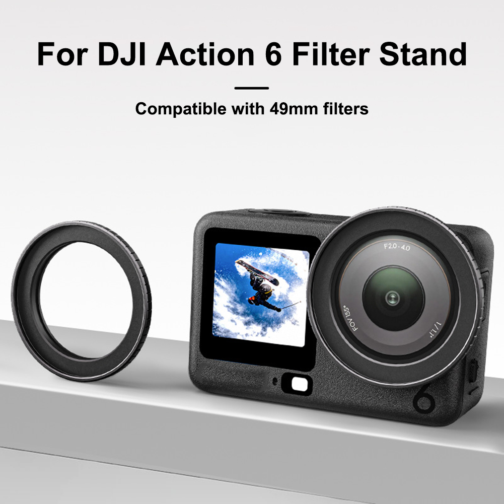 DJI Action6 카메라용 49mm 렌즈 필터 어댑 - Lens Adapter Ring 리뷰 및 가격