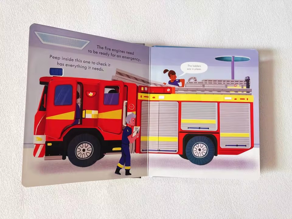 Usborne Peep Inside How A Fire - Photography Job 리뷰 및 가격