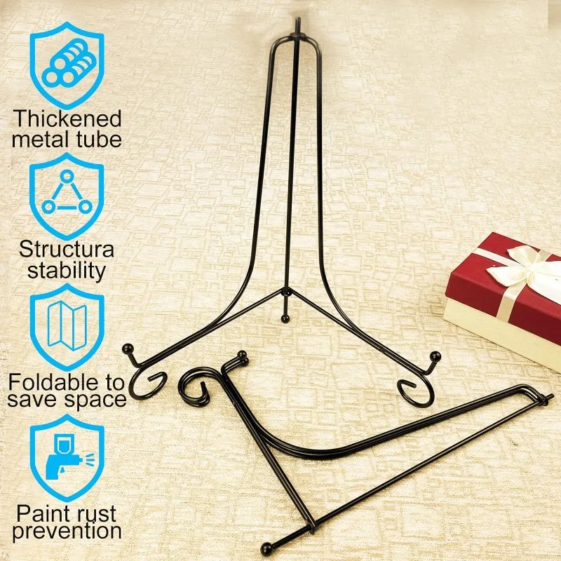 1pc 검은 철 DIY 공예 브래킷 책 홀더 사진 받침 - Photography Definition 리뷰 및 가격