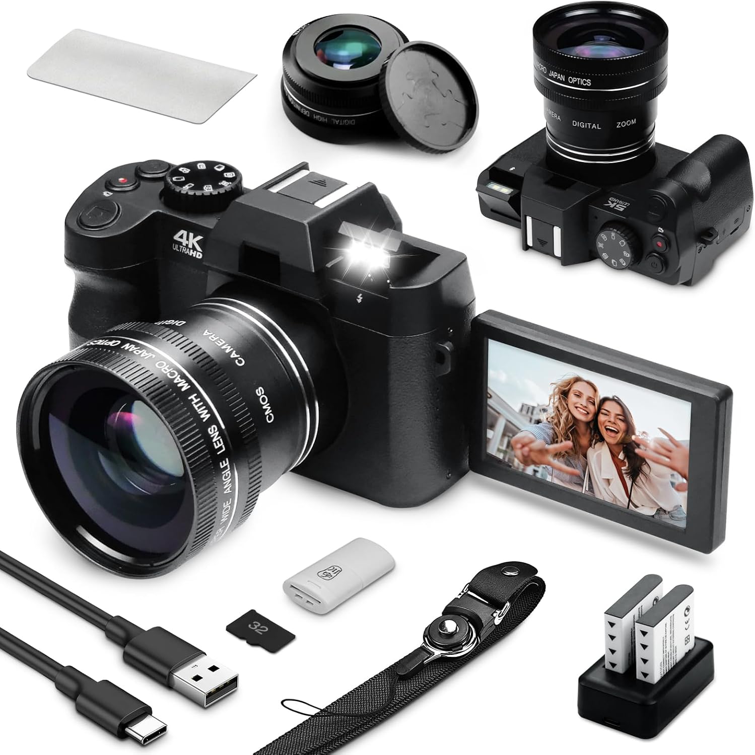 48MP 디지털 카메라 (WiFi 및 자동 초점 기능, - Photography Zoom 리뷰 및 가격