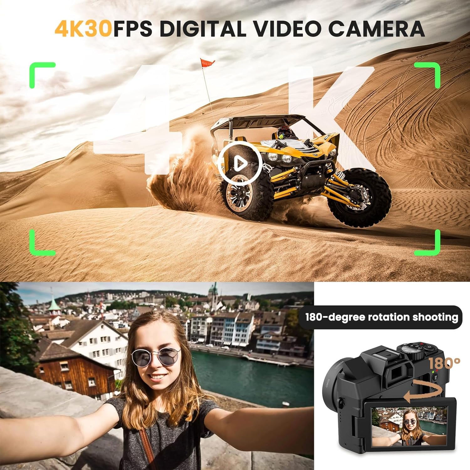 48MP 디지털 카메라 (WiFi 및 자동 초점 기능, - Photography Zoom 리뷰 및 가격