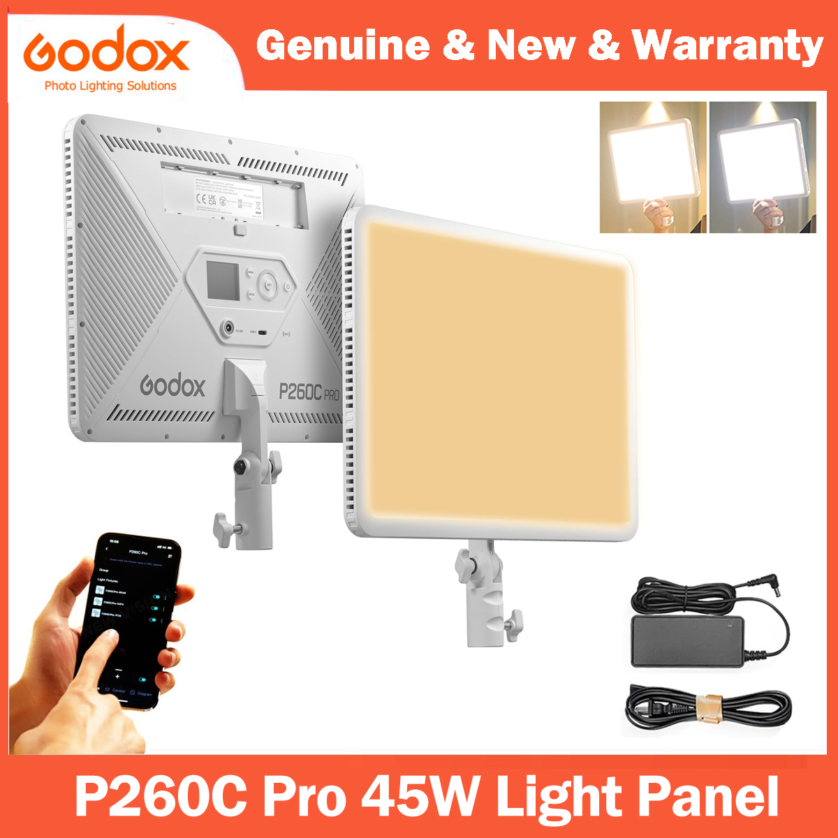 Godox P260C Pro LED 비디오 라이트 패널 - Photography Treatment 리뷰 및 가격