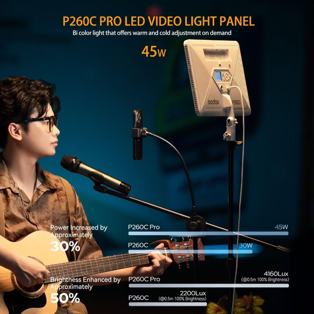 Godox P260C Pro LED 비디오 라이트 패널 - Photography Treatment 리뷰 및 가격