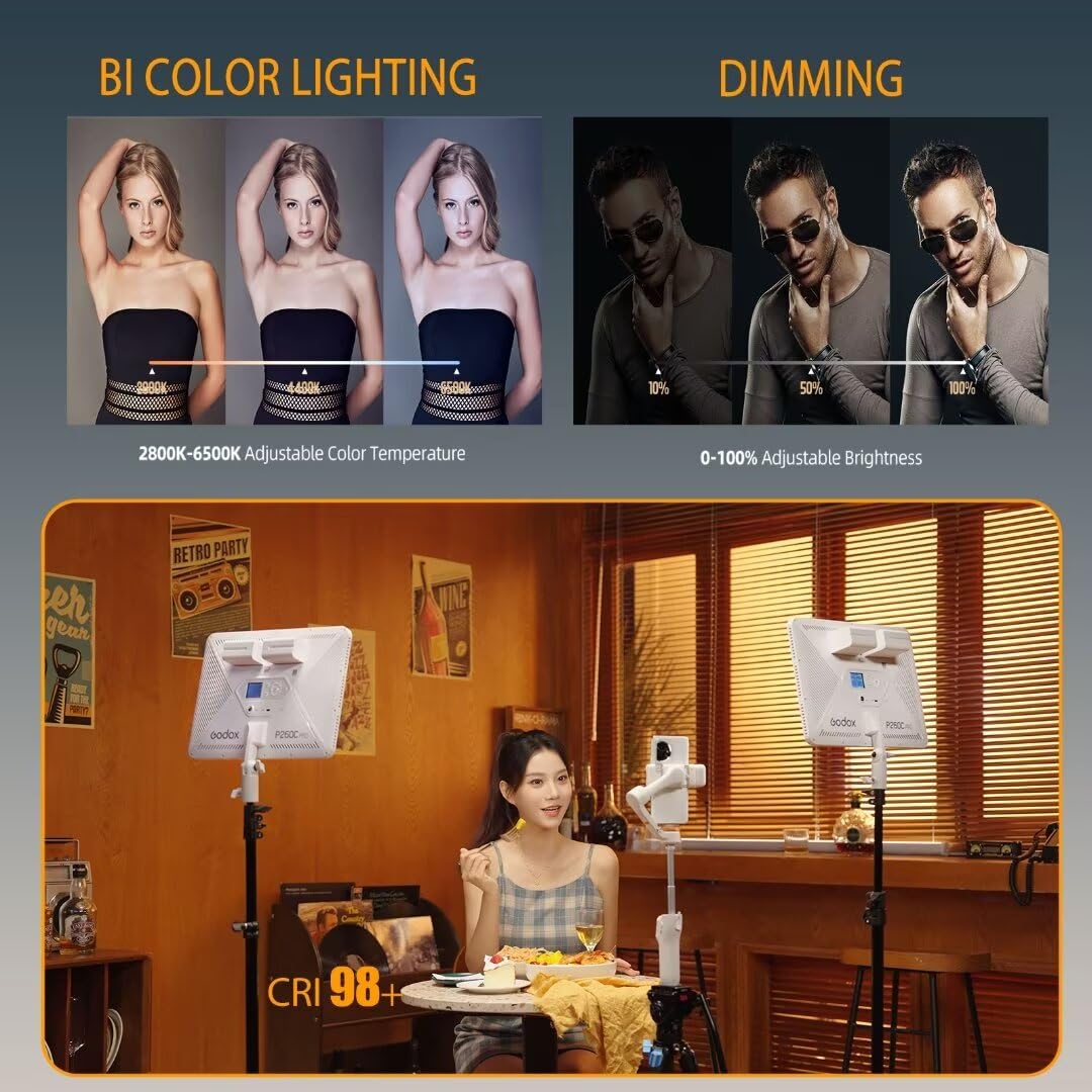 Godox P260C Pro LED 비디오 라이트 패널 - Photography Treatment 리뷰 및 가격