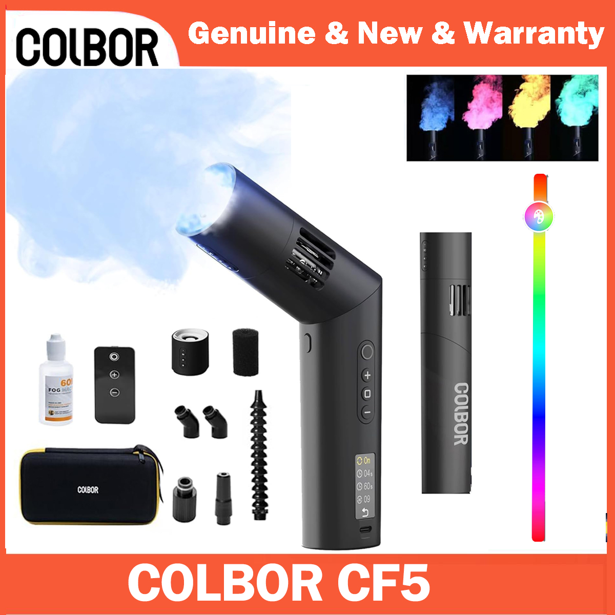 COLBOR CF5 40W RGB 휴대용 핸드헬드 포그 - Photography Treatment 리뷰 및 가격