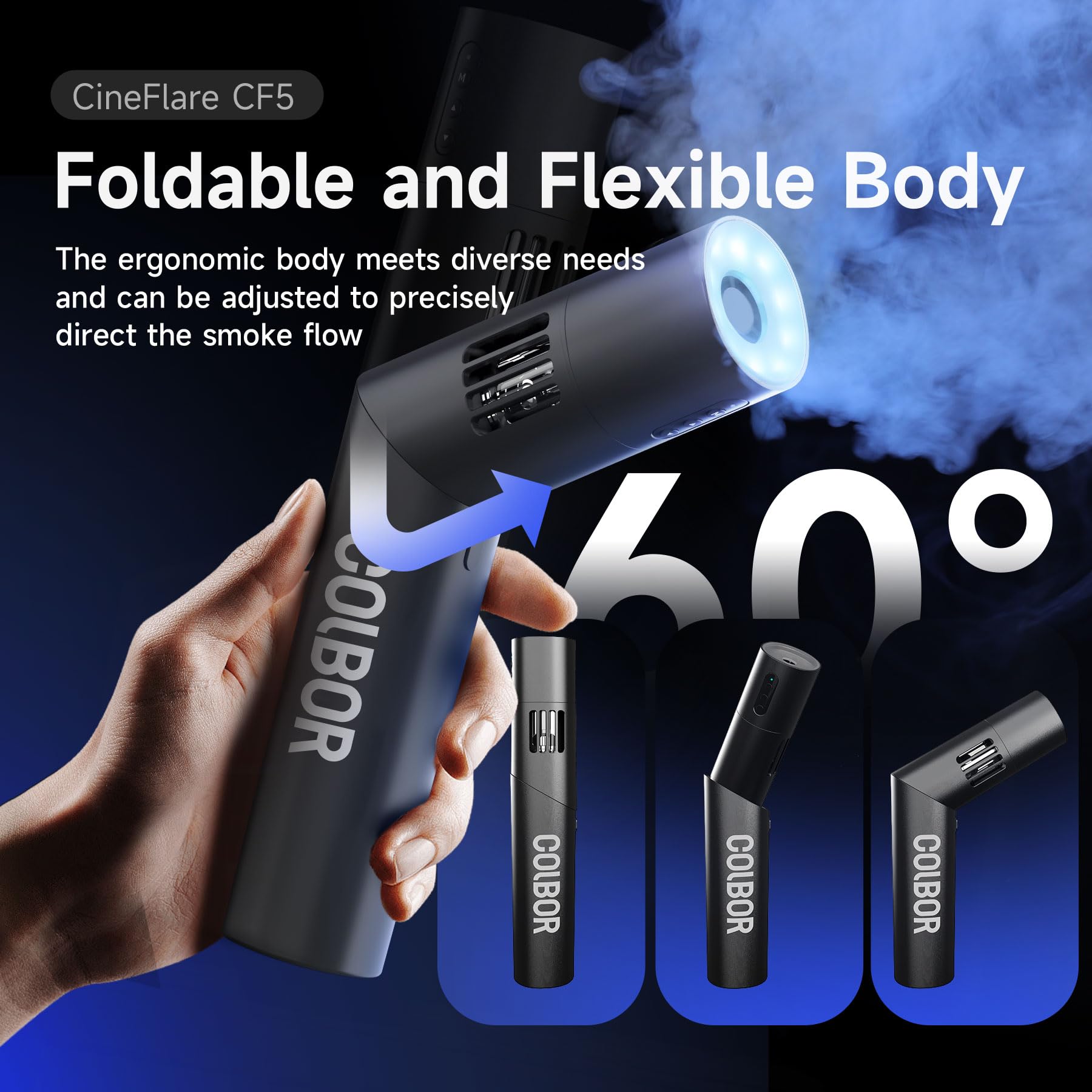 COLBOR CF5 40W RGB 휴대용 핸드헬드 포그 - Photography Treatment 리뷰 및 가격