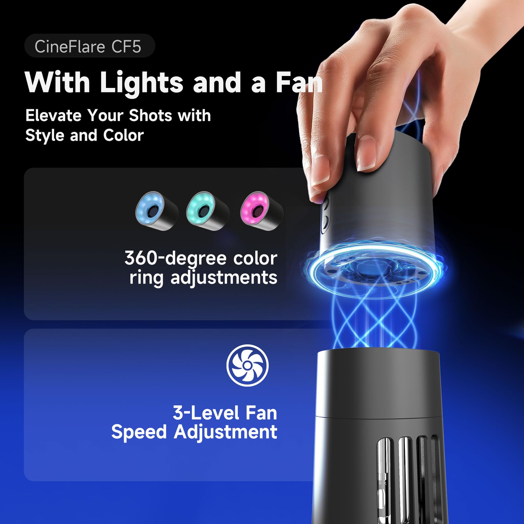 COLBOR CF5 40W RGB 휴대용 핸드헬드 포그 - Photography Treatment 리뷰 및 가격