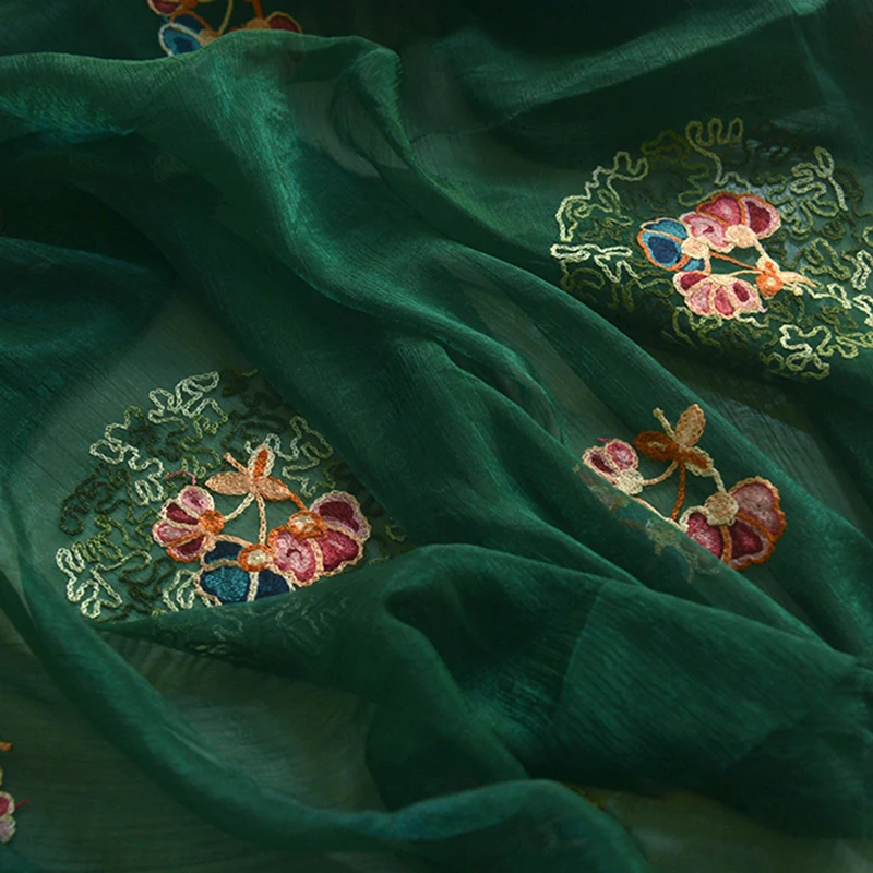 145x50cm 짙은 검은 녹색 얇은 쉬폰 원단, 자수 - Photography Dark Cloth 리뷰 및 가격