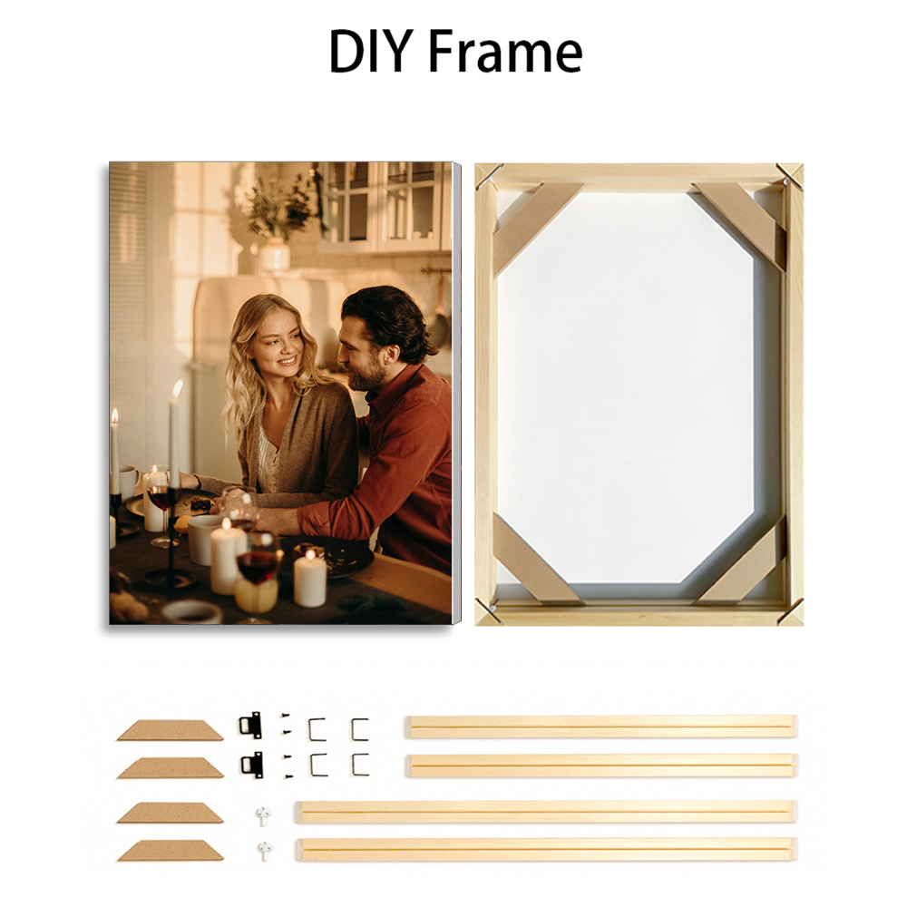 DIY 나무 프레임 또는 프레임리스 포스터, 맞춤 웨딩 - Photography Definition 리뷰 및 가격
