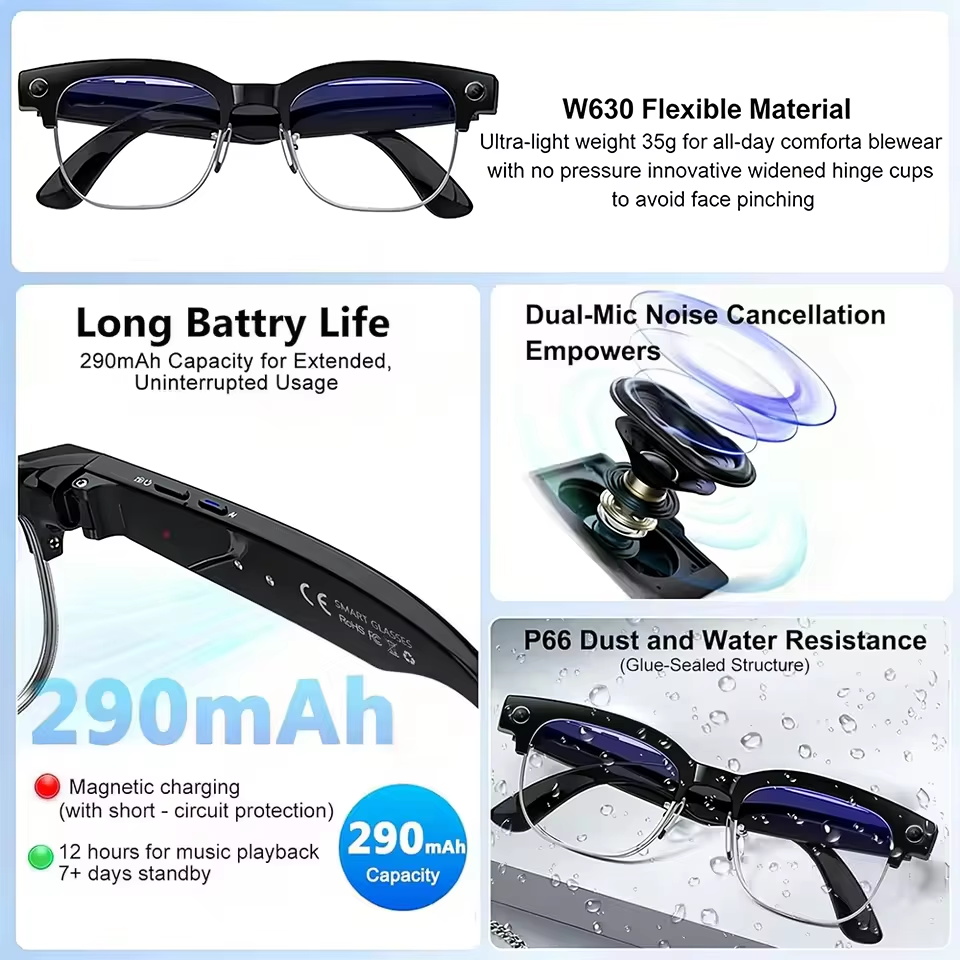 2026년형 800만 화소 카메라 스마트 안경 남성용  - Photography Product 리뷰 및 가격